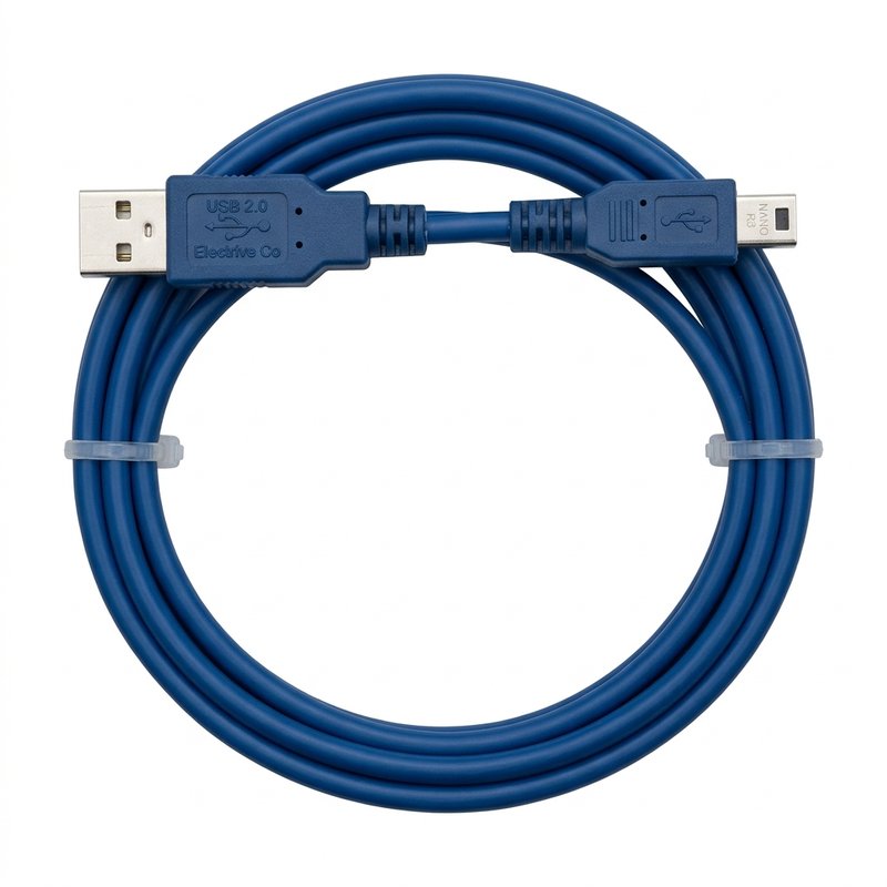 Arduino Nano R3 USB Programming Cable (Mini-B) – Heavy Duty Data Link | Electrive Co